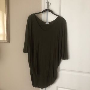Dark green top